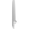 Ekena Millwork Segment Arch 4 Spoke Architectural Grade PVC Combination Pediment, 72"W x 24-7/8"H x 2-3/4"P PEDPC072X250SEG04 - alternate 2
